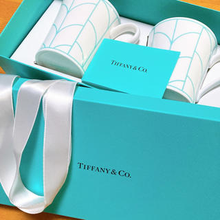ティファニー(Tiffany & Co.)のティファニー　リーフ　ペアマグカップ(グラス/カップ)