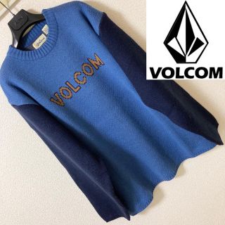 ボルコム(volcom)の90s◆VOLCOM ポルコム◆サーフ ニット セーター カラーブロック L(ニット/セーター)