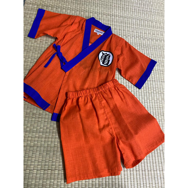 ドラゴンボール(ドラゴンボール)の子供服　甚平　110 ドラゴンボール　パジャマ　コスプレ　新品未使用 キッズ/ベビー/マタニティのキッズ服男の子用(90cm~)(甚平/浴衣)の商品写真