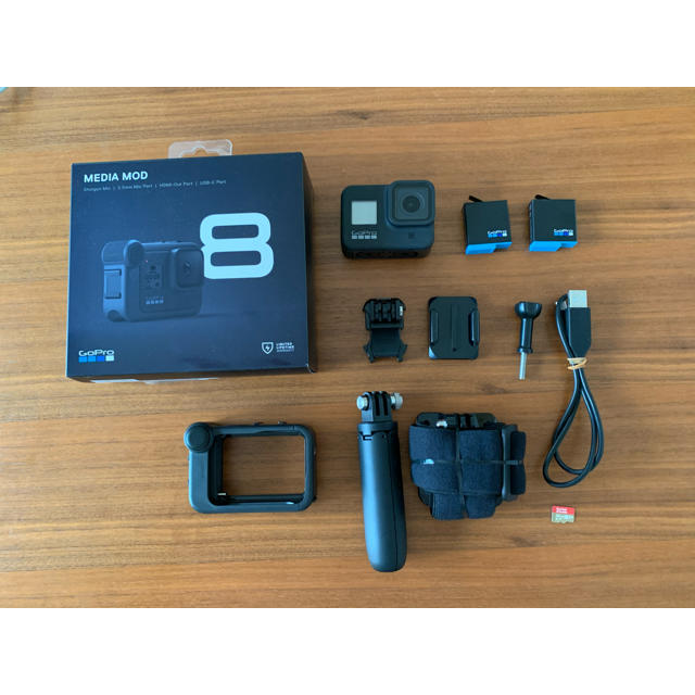 人気 GoPro HERO8 Black + メディアモジュラー 【値下げ中