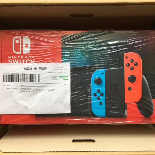 ニンテンドースイッチ本体 ネオン 新品