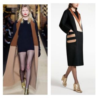 マックスマーラ(Max Mara)のMAX MARA ランウェイ　リバーシブル　ダブルフェイスコート(ロングコート)