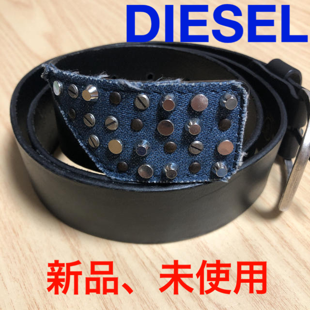 新品未使用　diesel レザーベルト