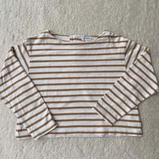 ユナイテッドアローズグリーンレーベルリラクシング(UNITED ARROWS green label relaxing)の美品　グリーンレーベル　キッズ　カットソー　ボーダー　greenlabel(Tシャツ/カットソー)