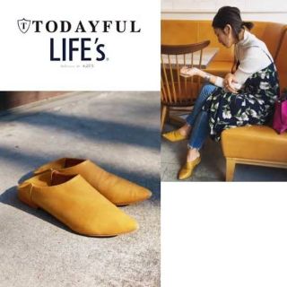 トゥデイフル(TODAYFUL)の■TODAYFUL■Pointed Toe Baboosh■(スリッポン/モカシン)