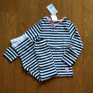 エイチアンドエム(H&M)の【新品】長袖パジャマ　100(パジャマ)