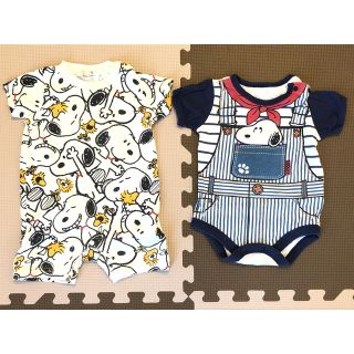 スヌーピー(SNOOPY)のベビー服 スヌーピー【70】(ロンパース)