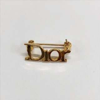 ディオール(Dior)のDior ディオール　コサージュ　ブローチ　アクセサリー　ゴールド(ブローチ/コサージュ)