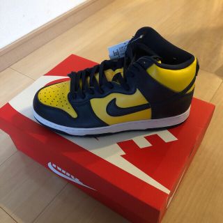 ナイキ(NIKE)のNIKE ナイキ　ダンク　HIGH maize and blue(スニーカー)