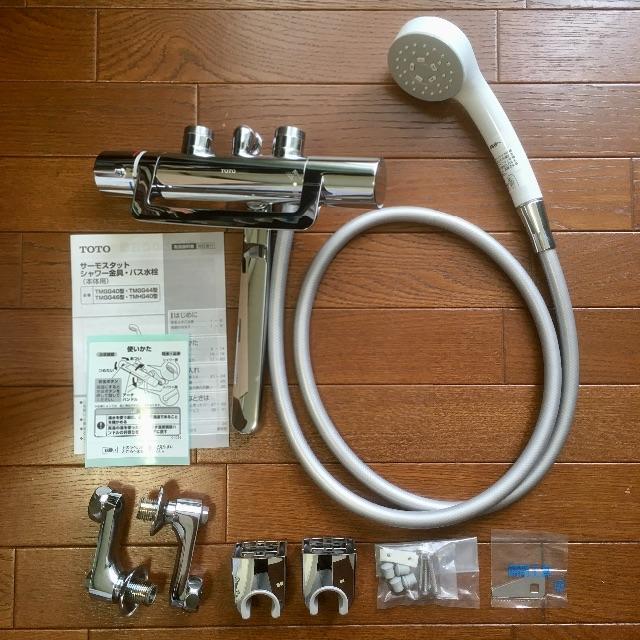 TOTO - TOTO サーモスタットシャワー金具・バス水栓 TMGG40型の TOTO - TOTO サーモスタットシャワー金具・バス水栓 TMGG40型の