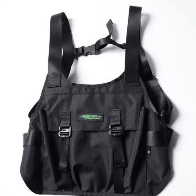 Jieda(ジエダ)のJieda 2019秋冬　2WAY BAG 黒　バック　ベスト　最終値下げ メンズのトップス(ベスト)の商品写真