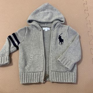 ラルフローレン(Ralph Lauren)のラルフローレン　ニットパーカー9m75(ニット/セーター)