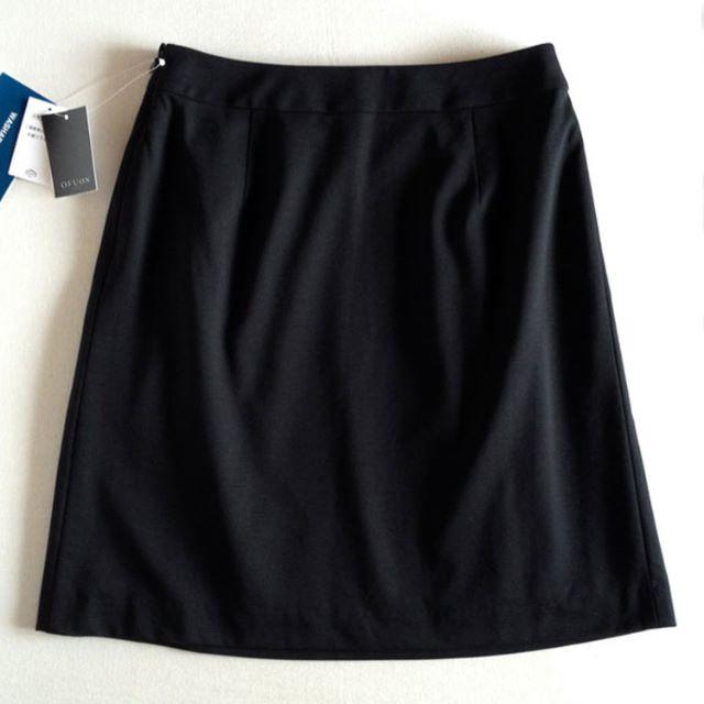 OFUON(オフオン)の新品オフオンOFUONスカート38黒 レディースのスカート(ひざ丈スカート)の商品写真