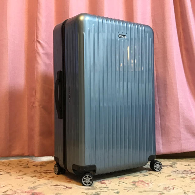 鍵ありリモワrimowa サルサ大型-100L位　4輪内装張替　TSAなしレトロ