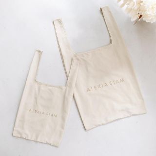 アリシアスタン(ALEXIA STAM)のEco-Friendly Bag Beige(エコバッグ)