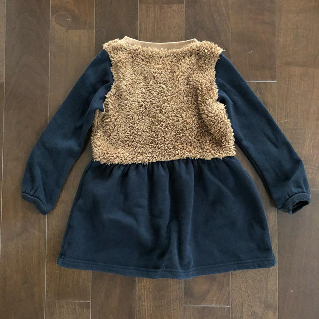 西松屋(ニシマツヤ)のワンピース　冬物　110 キッズ/ベビー/マタニティのキッズ服女の子用(90cm~)(ワンピース)の商品写真