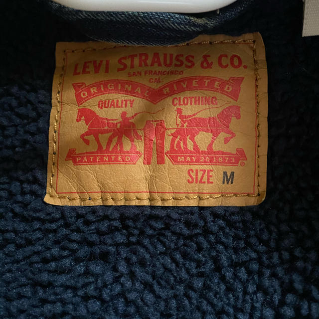 Levi's(リーバイス)のリーバイス デニム ボアジャケット Levi's シェルパ メンズのジャケット/アウター(Gジャン/デニムジャケット)の商品写真