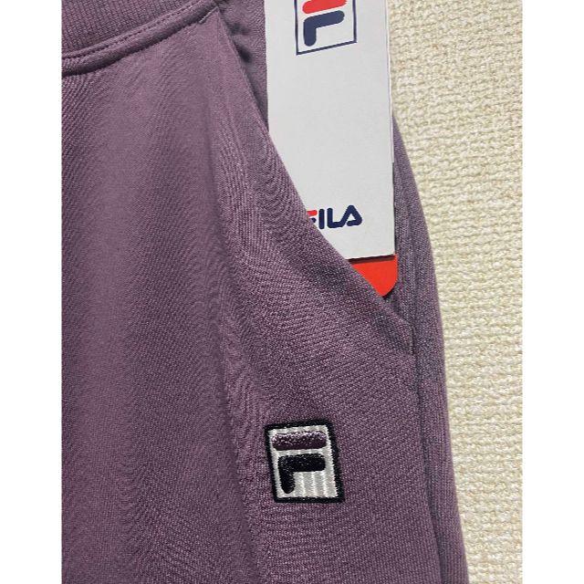 FILA(フィラ)の新品 M ★ FILA レディース フレンチテリー ジョガー パンツ プラム レディースのパンツ(その他)の商品写真