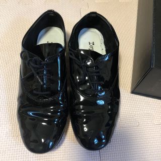 レペット(repetto)のレペット　zizi 黒エナメル　37(ローファー/革靴)