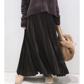 アパルトモンドゥーズィエムクラス(L'Appartement DEUXIEME CLASSE)の★試着のみ★アパルトモン購入　Pleats Skirt(ロングスカート)