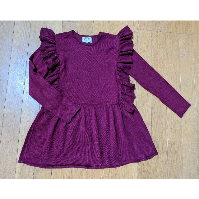 ZARA(ザラ)のZARA GIRLS ザラガールズ★ニットチュニック キッズ/ベビー/マタニティのキッズ服女の子用(90cm~)(ニット)の商品写真