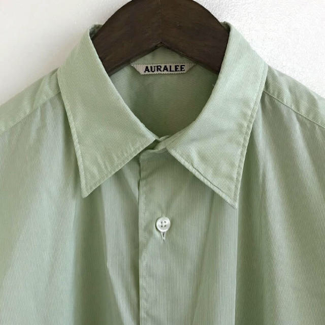 COMOLI(コモリ)のAURALEE オーラリー FINX SILK STRIPE SHIRTS メンズのトップス(シャツ)の商品写真