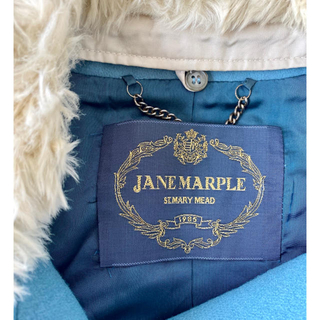 JaneMarple - ジェーンマープル ファーカラーウールケープコート Jane ...