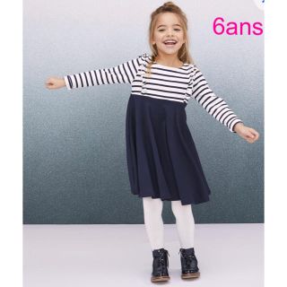 プチバトー(PETIT BATEAU)のプチバトー　新品タグ付きワンピース　6ans/116cm(ワンピース)