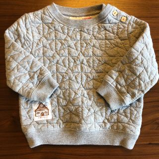 ザラキッズ(ZARA KIDS)のZARA グレー　星柄　トレーナー　86cm(トレーナー)