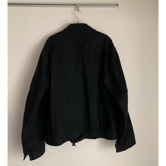 COMOLI(コモリ)のCOMOLI 2019AW ブラックデニムジャケット メンズのジャケット/アウター(Gジャン/デニムジャケット)の商品写真