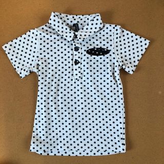 コムデギャルソン(COMME des GARCONS)のGrand garçon グランギャルソン ドット ブラウス シャツ 白黒(Tシャツ/カットソー)