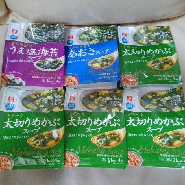 6袋　リケンのスープ　3種類　加工食品