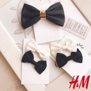 エイチアンドエム(H&M)の【5点】新品 H&M チュール りぼん ヘアアクセサリー クリップ ハロウィン(その他)