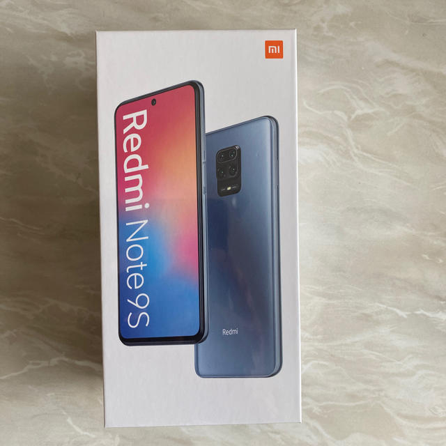 未開封Xiaomi Redmi Note 9S 4G/64GB 国内版ブルー4台simフリー