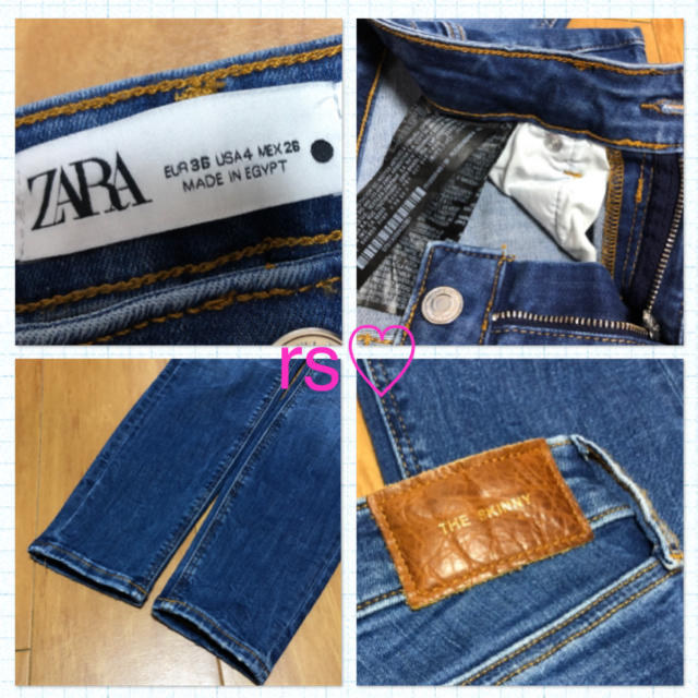 ZARA(ザラ)の美品❤️今季　ZARA スキニーデニム　26インチ レディースのパンツ(デニム/ジーンズ)の商品写真