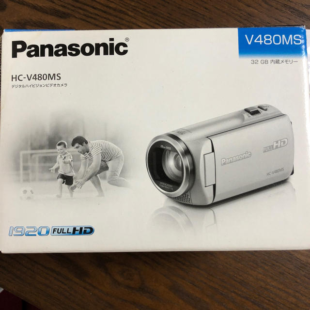 スマホ/家電/カメラPanasonic HC-V480MS 東芝 32G SD付