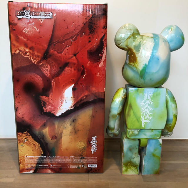 MEDICOM TOY(メディコムトイ)のBE@RBRICK PUSHEAD 1000% ベアブリック パスヘッド エンタメ/ホビーのフィギュア(その他)の商品写真