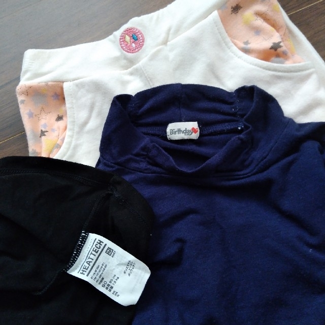 UNIQLO(ユニクロ)のUNIQLO ヒートテック birthday futafuta キッズ/ベビー/マタニティのキッズ服女の子用(90cm~)(その他)の商品写真