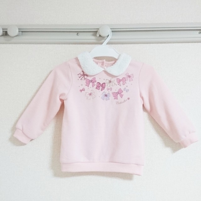 motherways(マザウェイズ)の美品 motherways 長袖  トップス  100㎝ キッズ/ベビー/マタニティのキッズ服女の子用(90cm~)(Tシャツ/カットソー)の商品写真