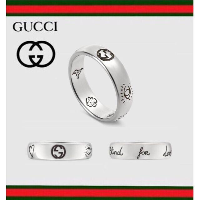 Gucci - 【新入荷】GUCCI ブラインド フォー ラブ シルバー リング 10号の通販 by Rさん's shop｜グッチならラクマ