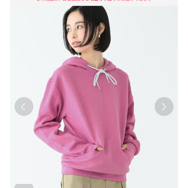 BEAMS BOY(ビームスボーイ)のBEAMS BOY×FLUIT OF THE LOOM／スウェットパーカー レディースのトップス(トレーナー/スウェット)の商品写真