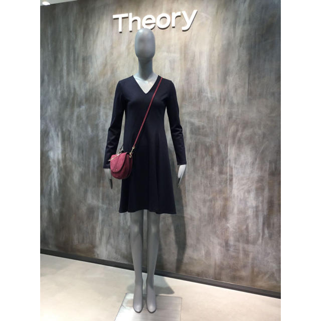 Theory 18ss 長袖ワンピースレディース