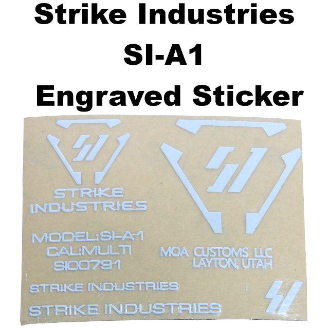 Strike Industries SI-A1 刻印 ステッカー 1248r エンタメ/ホビーのミリタリー(カスタムパーツ)の商品写真