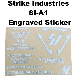 Strike Industries SI-A1 刻印 ステッカー 1248r(カスタムパーツ)