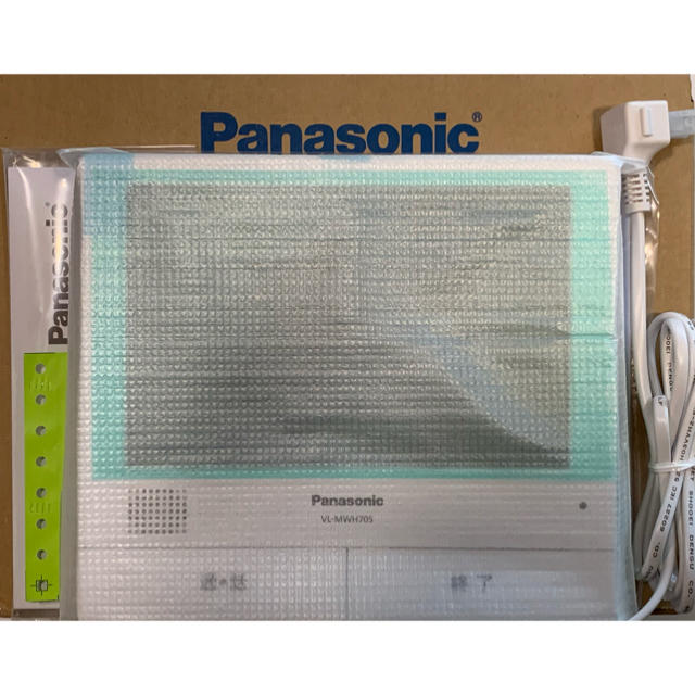 Panasonic VL-MWH705K ワイヤレスカラーモニター付テレビドアホンの親機①の通販 by のん's shop｜パナソニックならラクマ