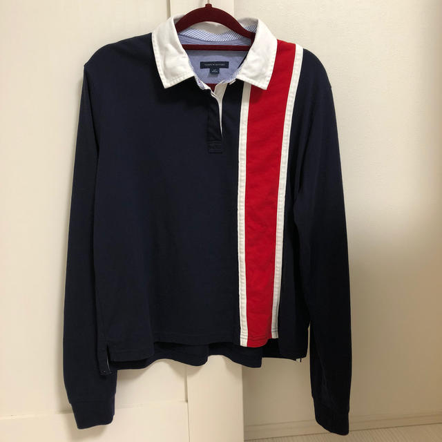 TOMMY HILFIGER(トミーヒルフィガー)のTOMMY HILFIGER★トリコロール柄ポロシャツ レディースのトップス(ポロシャツ)の商品写真