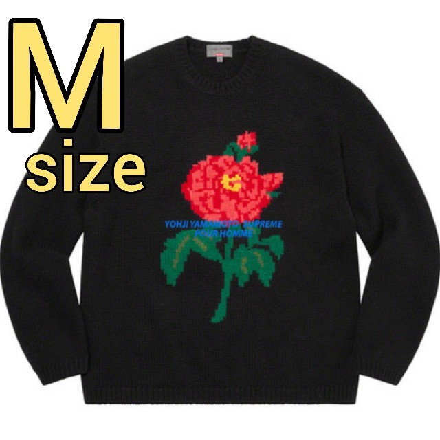 BlackサイズSupreme Yohji Yamamoto Sweater Mサイズ 新品未使