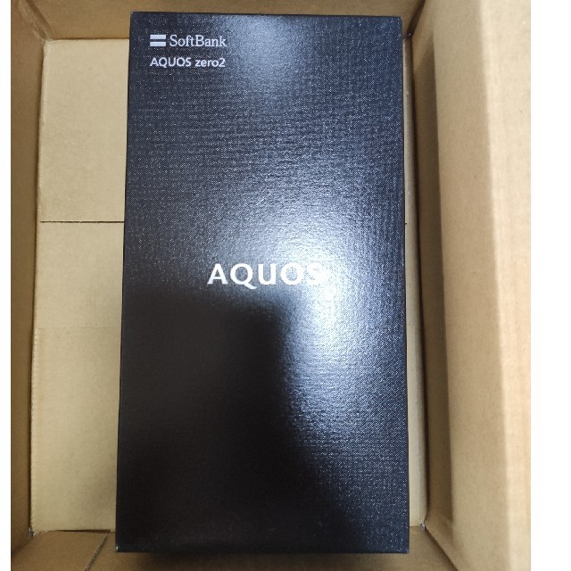 AQUOS zero2 アストロブラック 906SH SIMフリー　新品未使用 スマホ/家電/カメラのスマートフォン/携帯電話(スマートフォン本体)の商品写真