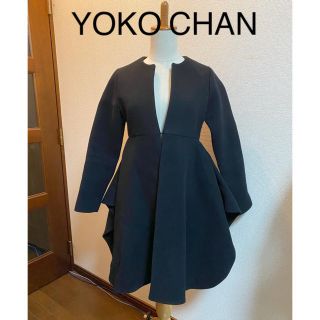 YOKO CHAN お洒落なアシンメトリー コート 希少