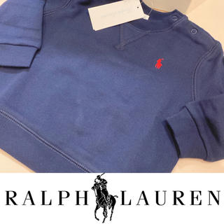 ラルフローレン(Ralph Lauren)のラルフローレン  ネイビー×レッドポニーの刺繍 トレーナー 24M90(ジャケット/上着)